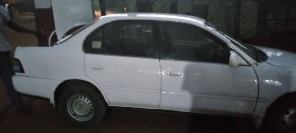 The training car we had thanks to the Ruben Fernandes Association
